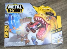 Metal Machines T-Rex Attack Building Trackset with Mini Racing Car