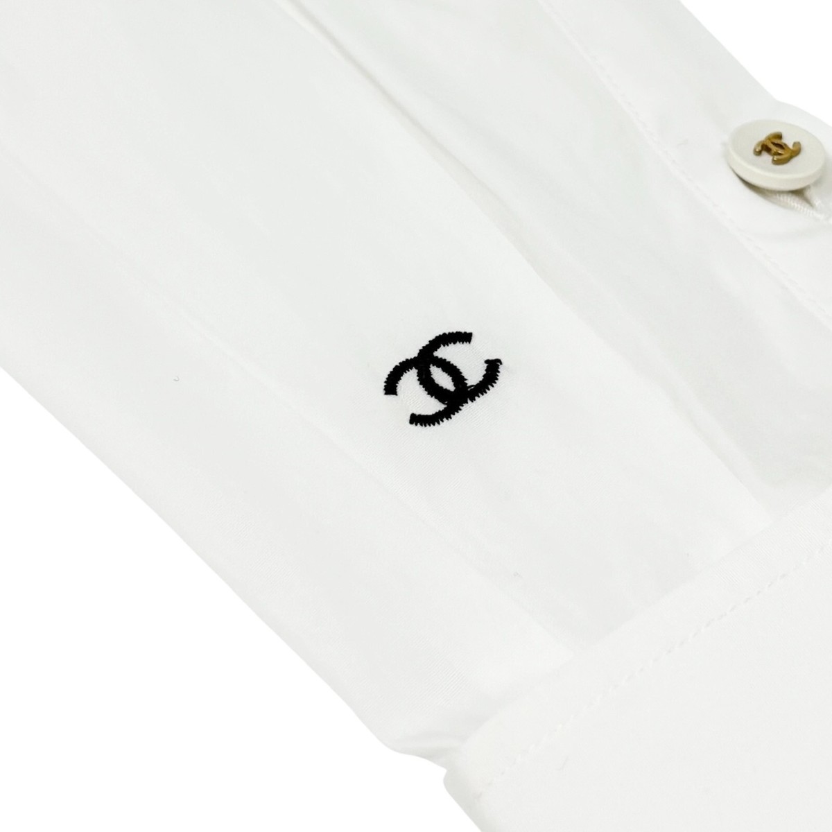 CHANELシャツ Chanel Short Sleeve Shirt White – AMORE Vintage Tokyo