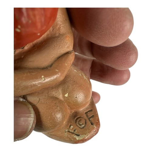 RESERVED for lealshop. Vintage Chalkware Pinup Girl by Fantasy Fair c. 1942. - 第 5/8 張圖片
