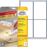 Avery Zweckform L4733REV-25 Universal Etiketten (100 Plus 20 Klebeetiketten Extr