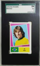 1978 FKS World Cup Argentina #30 Zico Rookie Card RC SGC 7 NM POP 2 Brazil