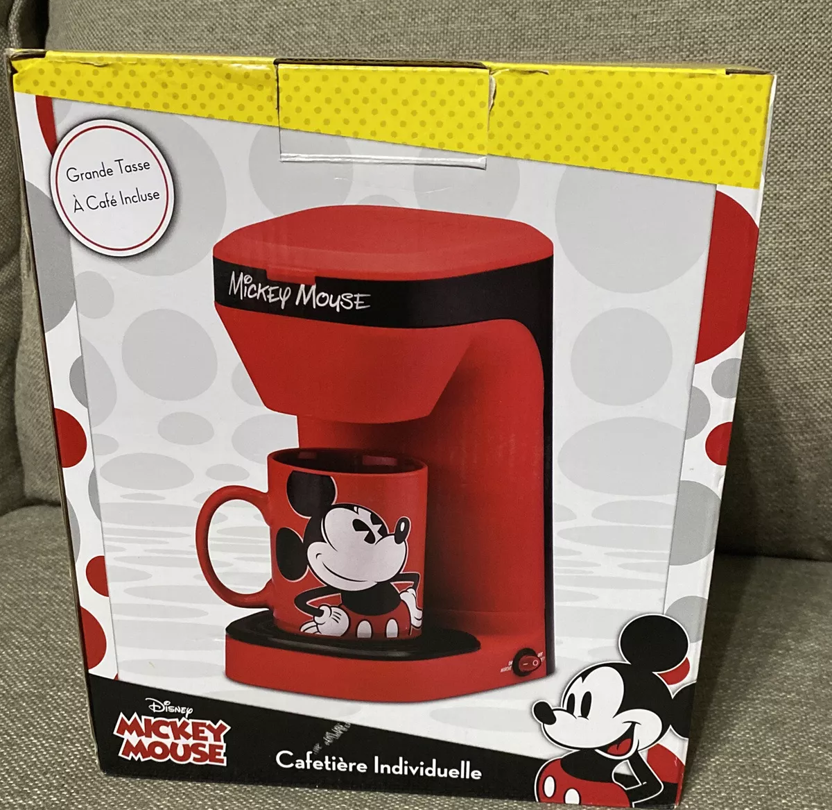 Mickey Mouse 1-Cup Coffee Maker