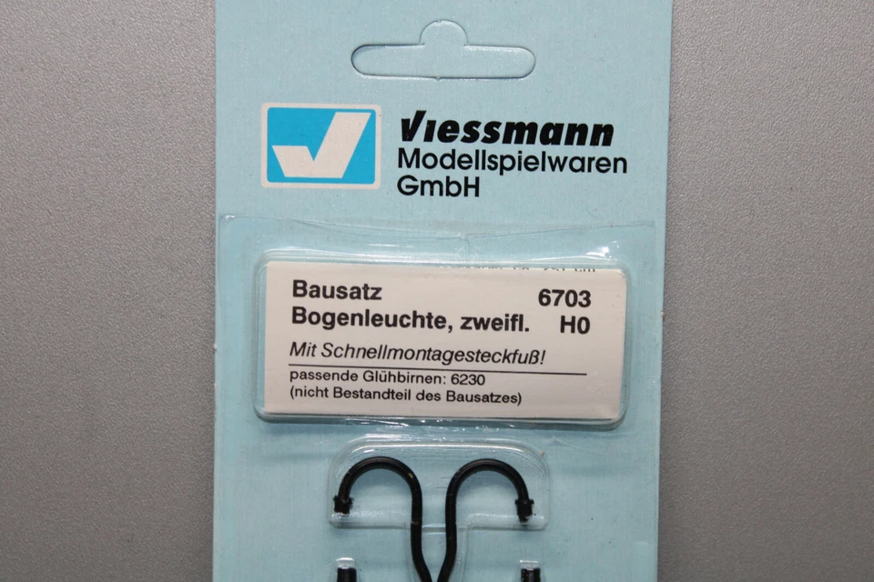 Viessmann 6703 Kit di Costruzione Lampada ad Arco 2-flammig Scala H0 Conf. Orig. - Immagine 2 di 3