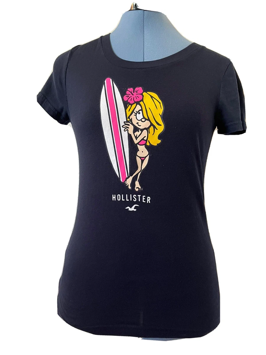 Hollister t shirts ladies cheap