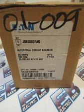 Eaton JGE3250NN JGE3080 J250E Circuit Breaker 80 Amp 690VAC 3 Pole 25K -NEW-B