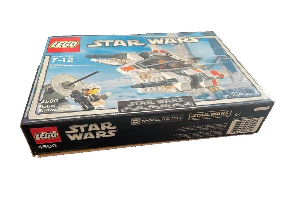 LEGO 4500 Rebel Snowspeeder издание трилогии STAR WARS 214 деталей запечатанный - Изображение 2 из 4