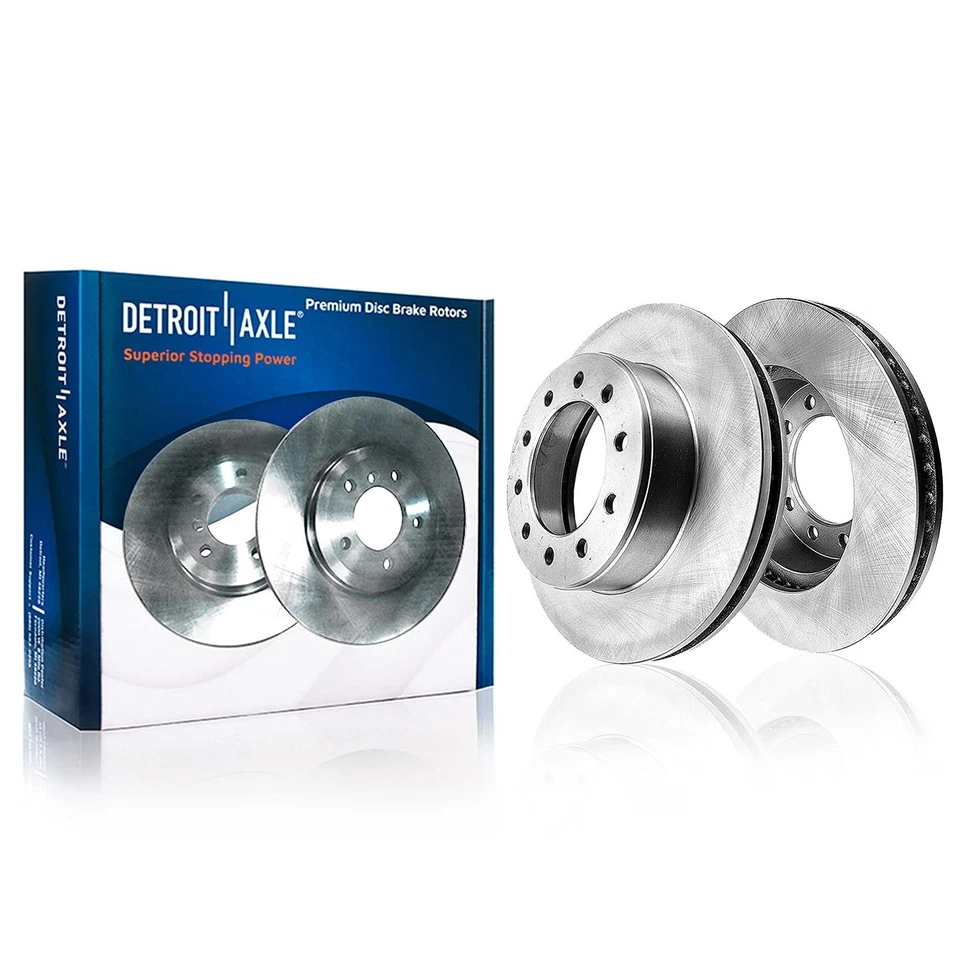 Rotores de freno delanteros de 14,53" pastillas de freno para Ford F-550 F-450 Super Duty 2005-2016 Foto 3 de 4