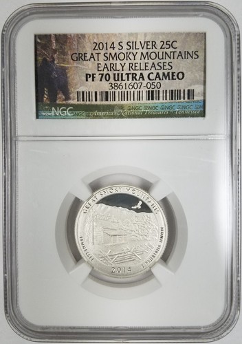 2014 S NGC Silver 25C National Treasures Quarter 5 Coin Set PF70 ~ EARLY RE. #2 - Picture 2 of 11