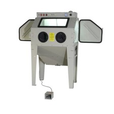Cabine De Sablage 350L Avec 2 Portes Latérales, Pédale De Sablage, Éclairage