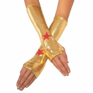 Rubie's Official Adult's DC Wonder Woman Gauntlets Gloves