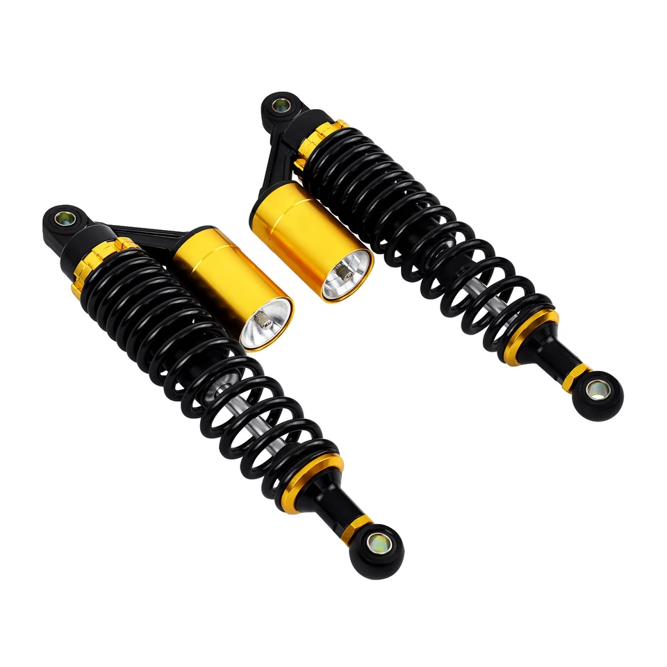 13.5" 340mm Motorcycle Rear Air Shock Absorbers Suspension Fit For Harley Honda Foto 4 de 4