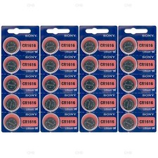 20 NEW SONY CR1616 3V Lithium Coin Battery Expire 2029 FRESHLY NEW - USA Seller