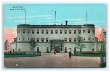 Postcard Aquarium Battery Park New York City Chrome Unposted