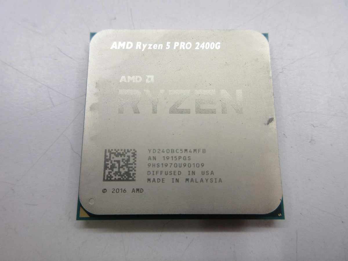 Ryzen 5 Computer AMD Ryzen 5 2400G Processor Model Core Processors