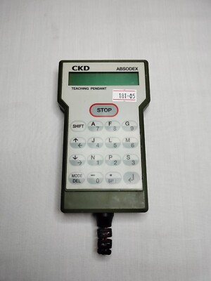 CKD ABSODEX AX0180-E AX0180E Teaching Pendant w/ Cut Cable Assembled in Japan