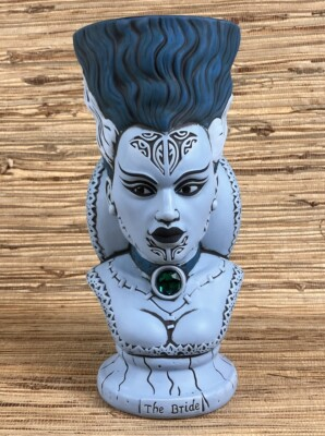 #ad Tropical Bride of Frankenstein Tiki Mug Tiki Farm Big Toe 10.75quot; Tall 44 Oz New $78.99
