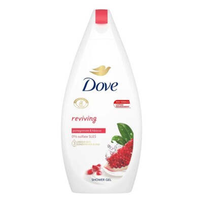 13,85 /L - 6x DOVE Reviving Douchegel ''Pomegranate & Hibiscus'' - 450ml
