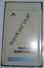 Microcom PC Card 28800 modem 14400 fax