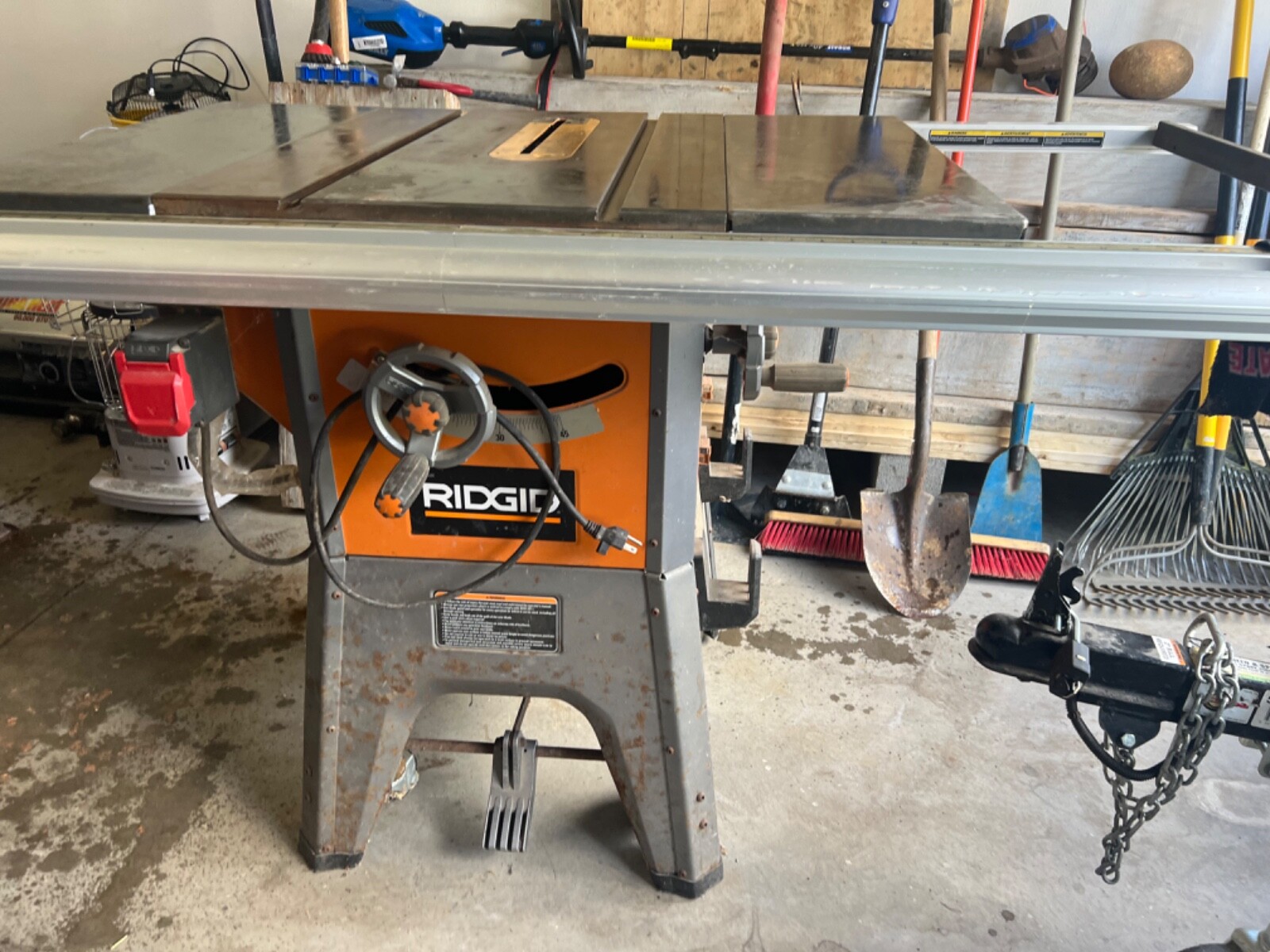 RIDGID R4520 13 Amp Cast Iron Table Saw eBay