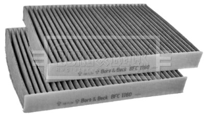 Borg & Beck Interior Air Filter Cabin Pollen BFC1160 - GENUINE - 5 YEAR WARRANTY