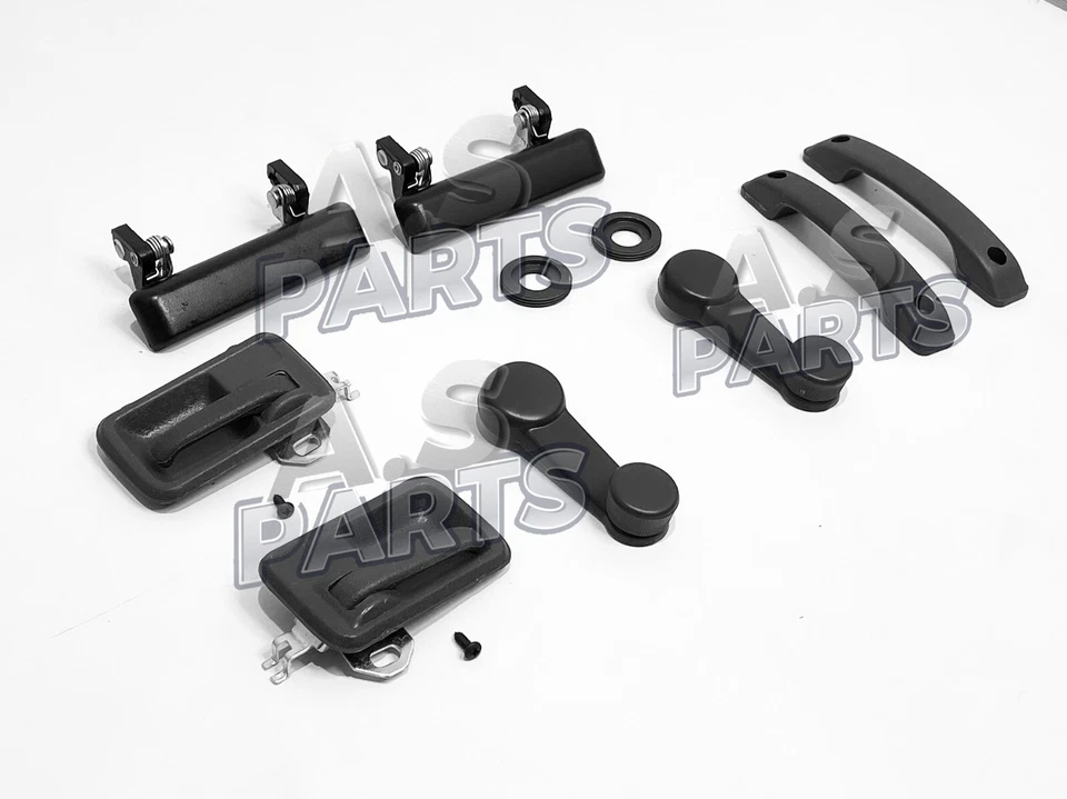 Juego completo de manijas interiores gitanas Suzuki SJ Samurai Sierra Drover OEM Foto 2 de 4