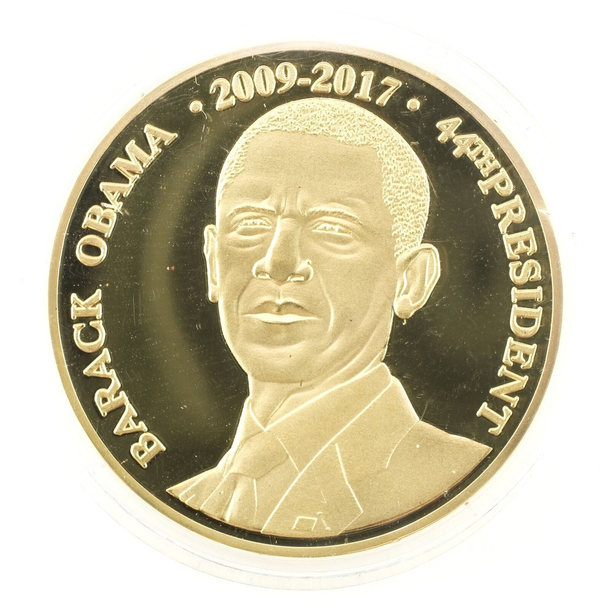 Barack Obama 2009-2017 44th President American Mint Gold Layered
