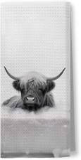 Cow Gifts Hand Towels, 16X24 Inch, Polyester, Casual, Color 04