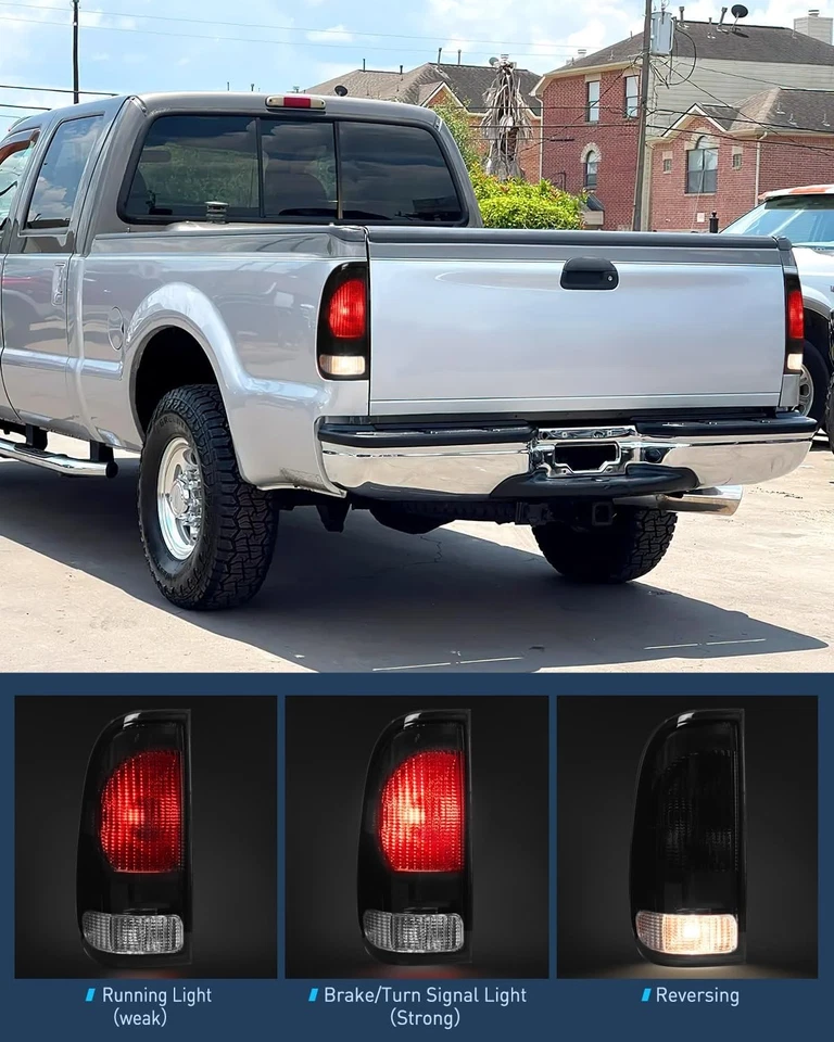 Conjunto de luz trasera Nilight para Ford F150 Styleside 99-07 F250 Super Duty 1997-03 Foto 4 de 4