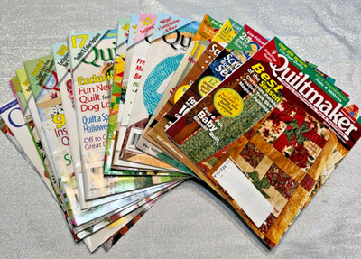 QUILTMAKER MAGAZINE Patterns Lot of 17 Issues Years: 2008-2012, 2022