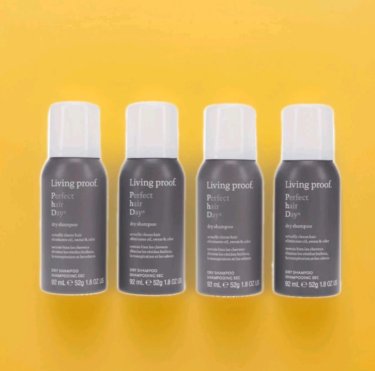 4PK Living Proof Perfect Hair Day Dry Shampoo 1.8oz Travel Size NEW SEALED