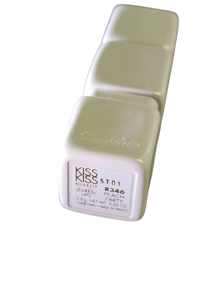 Guerlain KissKiss R346 Peach Party Hydrating Lip Balm 2.8g - Imperfect Tip - Image 3 of 3