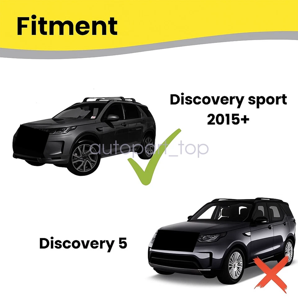 Barra transversal de techo para riel lateral Land Rover Discovery Sport 2015-2025 Foto 4 de 4