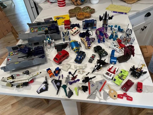 Large Vintage Lot of Hasbro Transformer Optimus Megatron 1980's