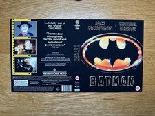 Batman (1989) Custom Sleeve 4K UHD / Blu Ray Case Size