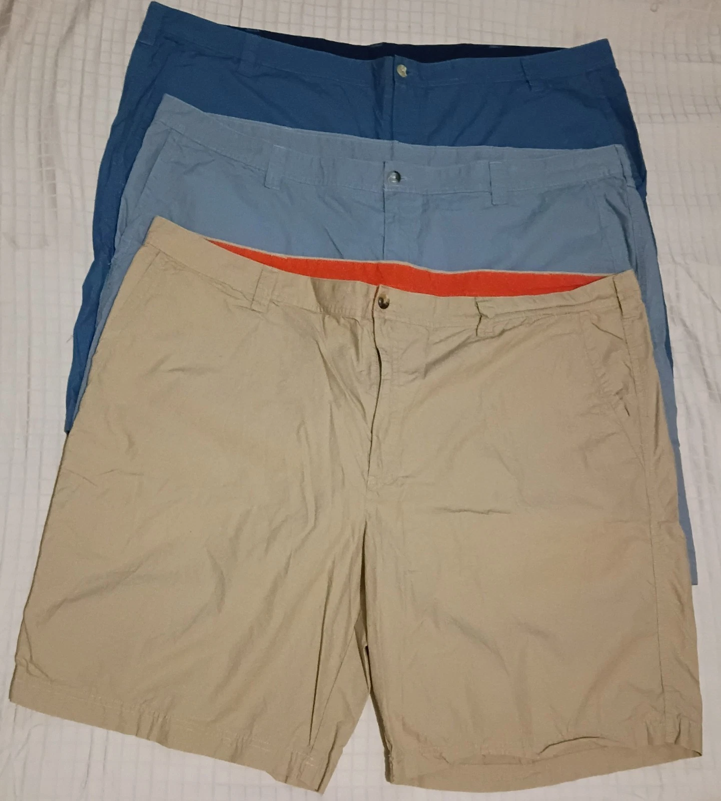 3 Columbia Sportswear Shorts Mens 50W-10L Cotton Blend Outdoor Hiking