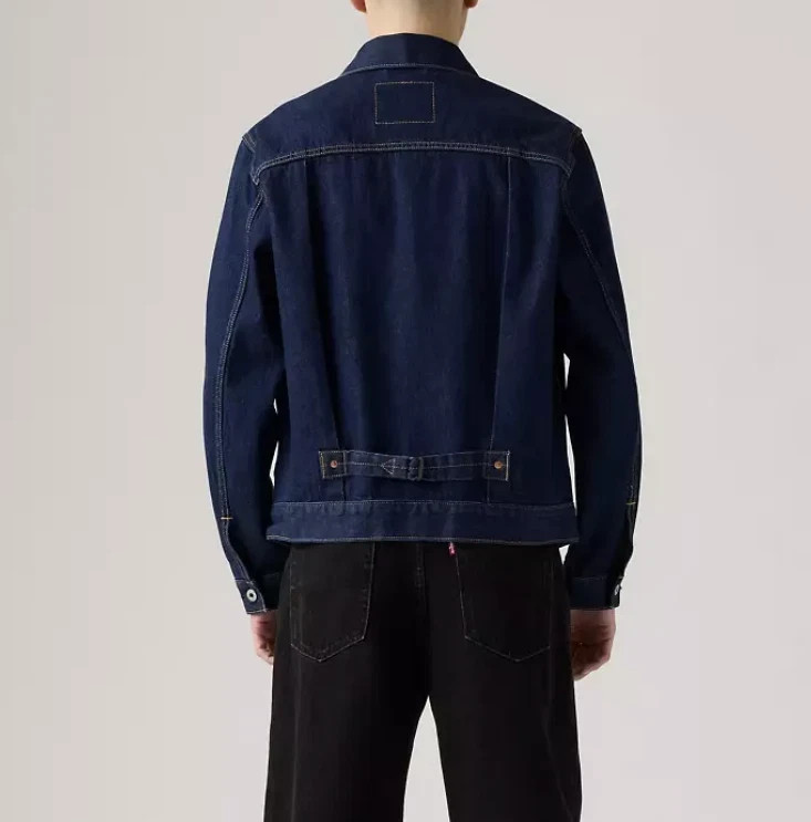 Levi's Type 1 Denim Jacket Selvedge Trucker 100% Cotton Men's Size M One Premium