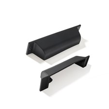 10 PCS 3 Inch Center Matte Black Cabinet Cup Pulls Drawer Handles Hardware