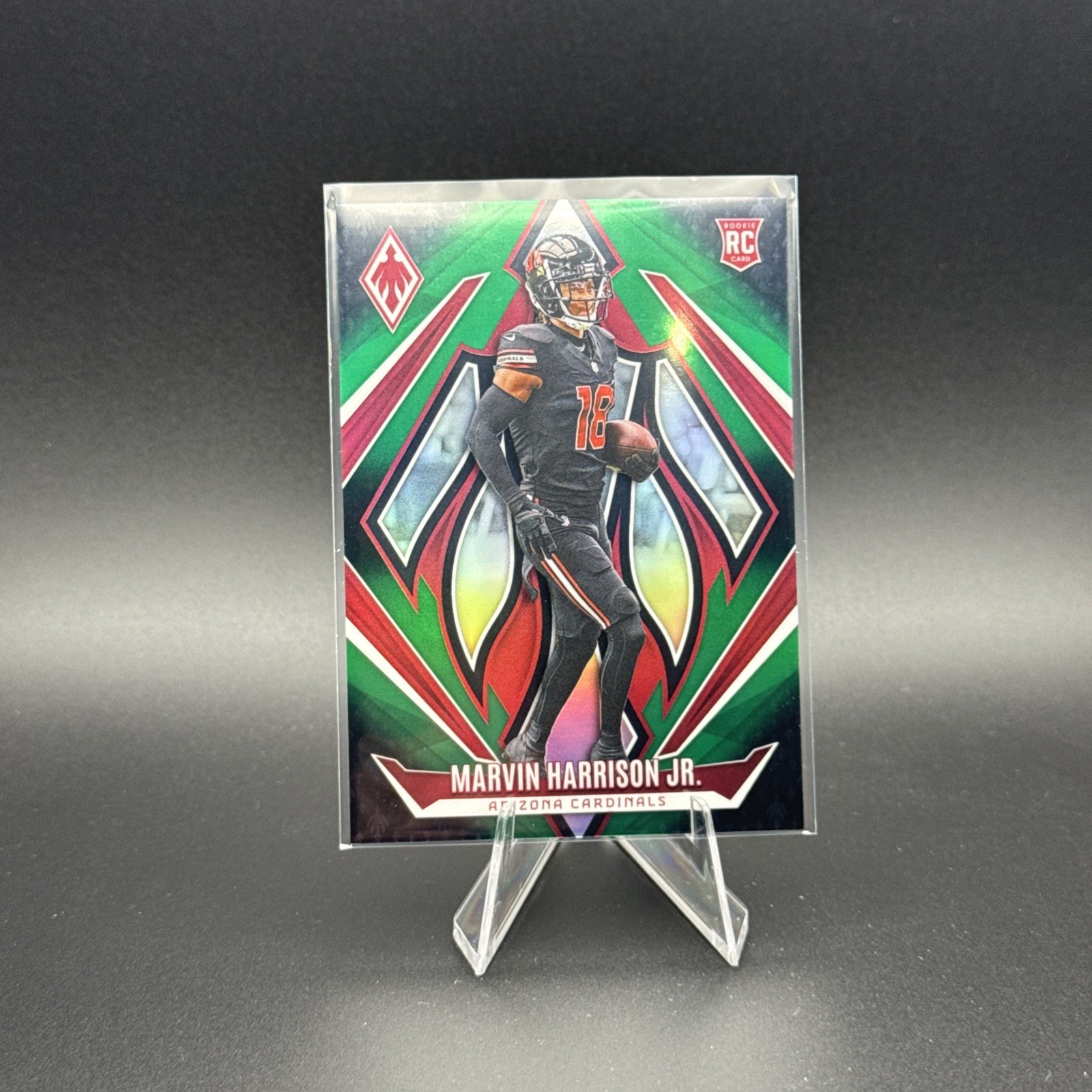 2024 Panini Phoenix - Rookies Marvin Harrison Jr. #226 Green Fade /199 (RC)