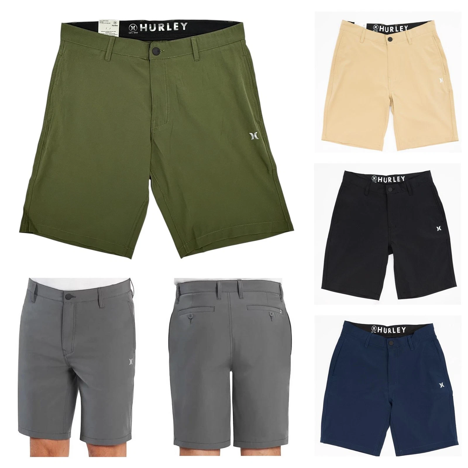 Hurley Mens Shorts Quick Dry 4 Way Stretch Hybrid Walk Summer Holidays Casual
Opens in a new window