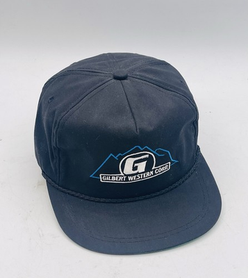 #ad Vintage Gilbert Western Corp Strapback Hat Rope Brim K Products $20.00