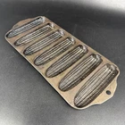 Vtg Antique Griswold 273 Cast Iron Crispy Corn Muffin Sticker Pan Erie PA
