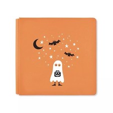 Creative Memories 12x12 Hide  Eek Halloween Orange Mica Foiled Album Cover