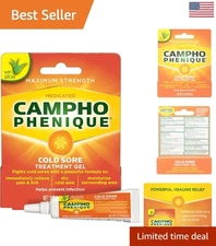 Reliable Campho Phenique Cold Sore Treatment Gel, 0.23 Oz - Moisturizes & Heals