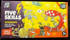 Geek Club FIVE SKILLS CUTECIRCUITS Electronic 7+ STEM DIY Kit NEW in BOX Sealed
