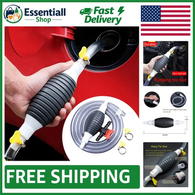 #ad Multifunctional Handheld Siphon Pump with Easy Flow Control Valves $15.19