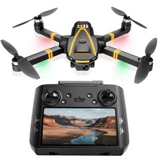 GPS Drone with EIS 4K Camera for Adults Kids, RC Drones with 4.5 inch HD Screen