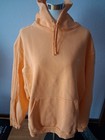 adidas Herren Hoodie XL Orange Logo Kapuze Kängurutasche Langarm
