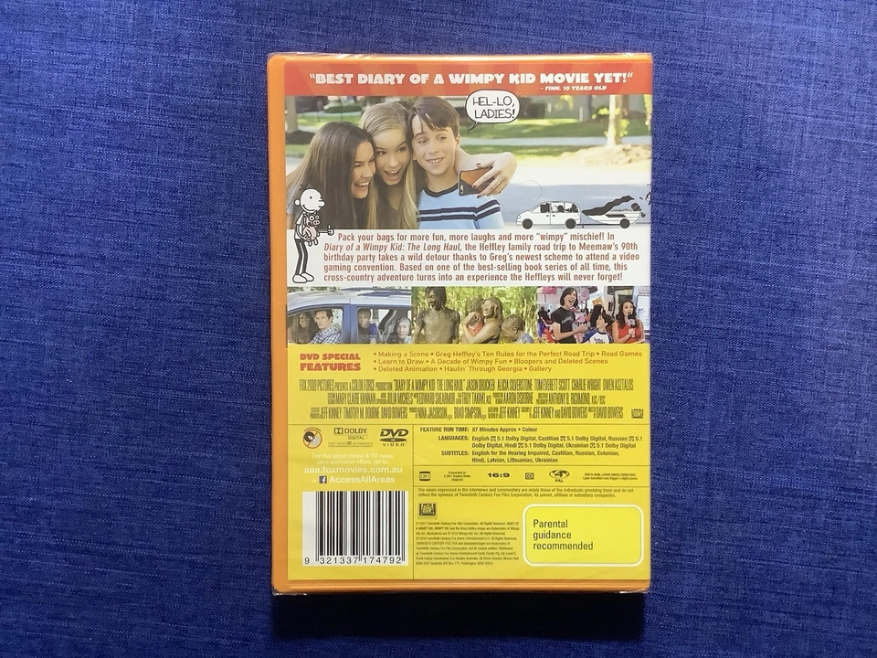 Diary of a Wimpy Kid-The Long Haul (DVD, 2017) Brand New Sealed Region 4 - Image 2 of 2