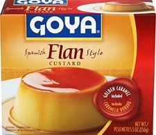 Goya Spanish Flan Style Custard with Golden Caramel 5.5 oz