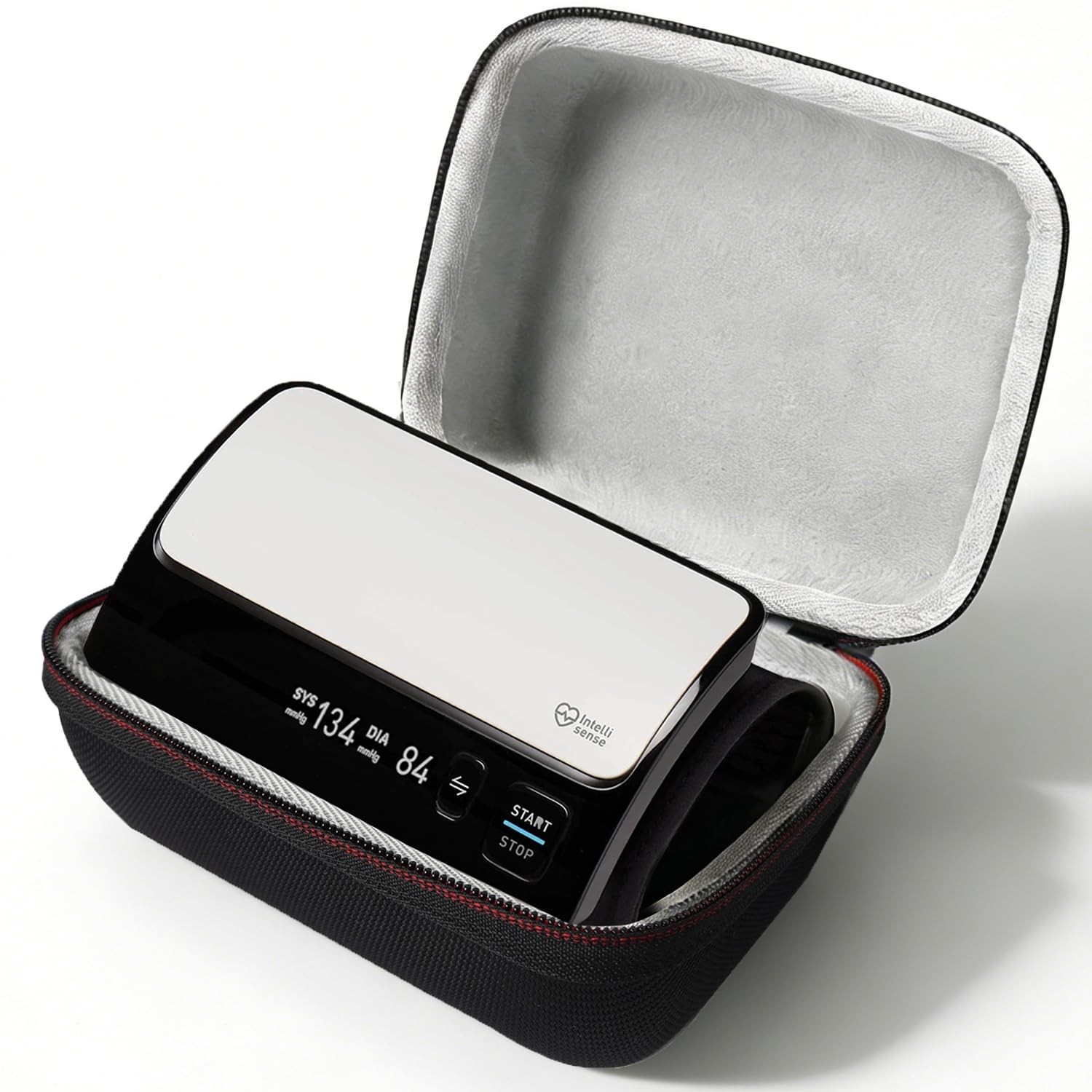 Hard Carrying Case for OMRON Evolv Wireless Blood Pressure Large, Black